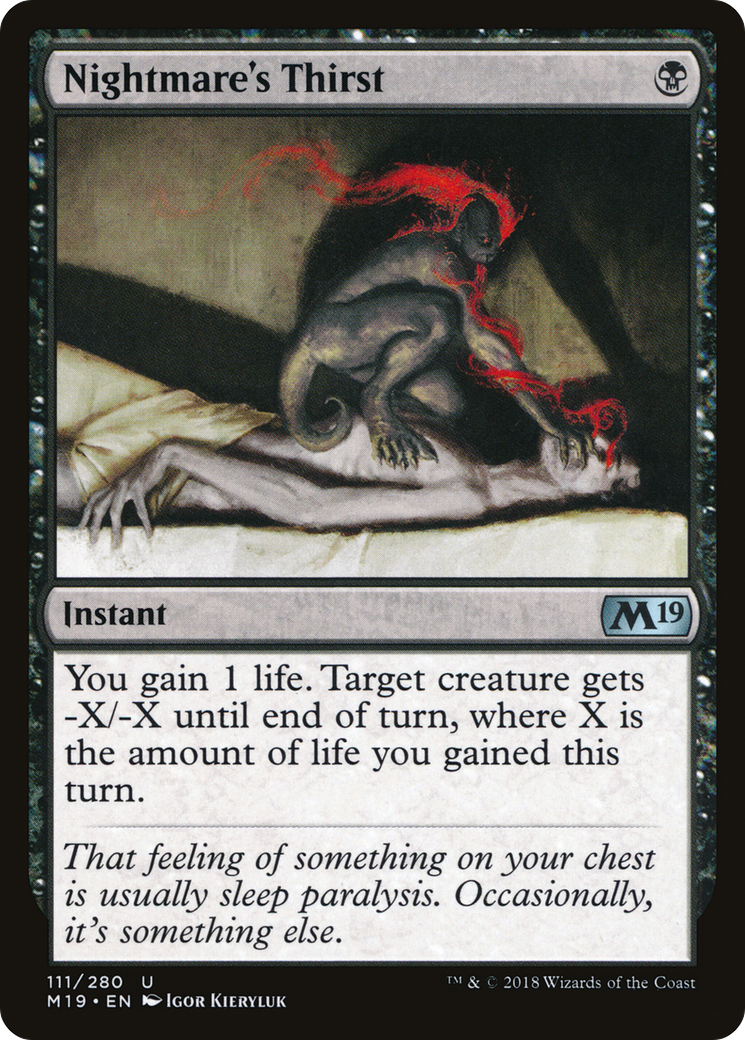 Nightmare's Thirst [M19 - 111]