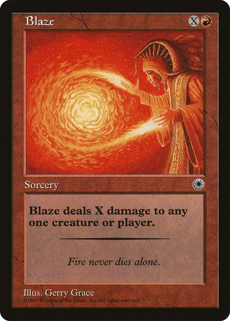 Blaze (Flavor Text) [POR - 118]