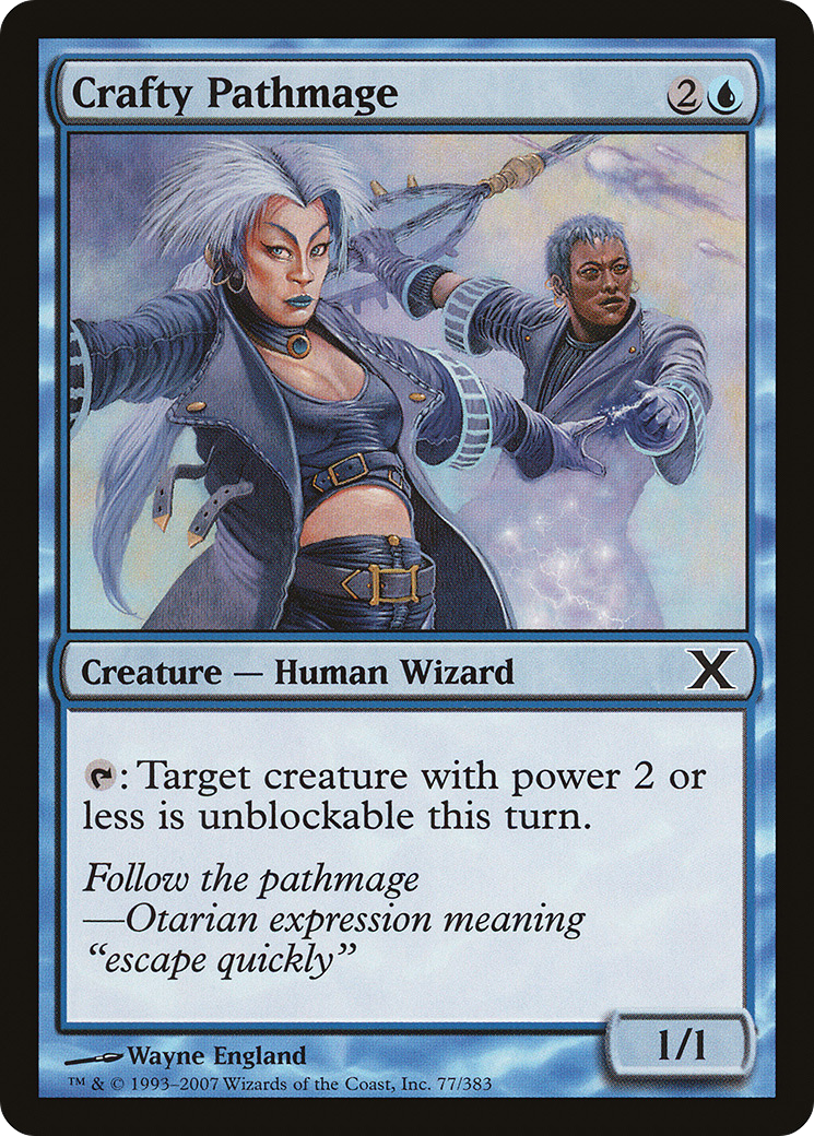 Crafty Pathmage (10E-077) - Tenth Edition Foil