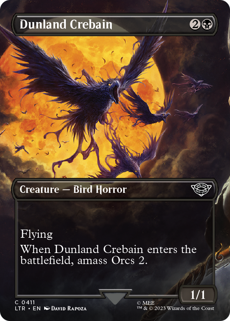 Dunland Crebain (Borderless) [LTR - 411]