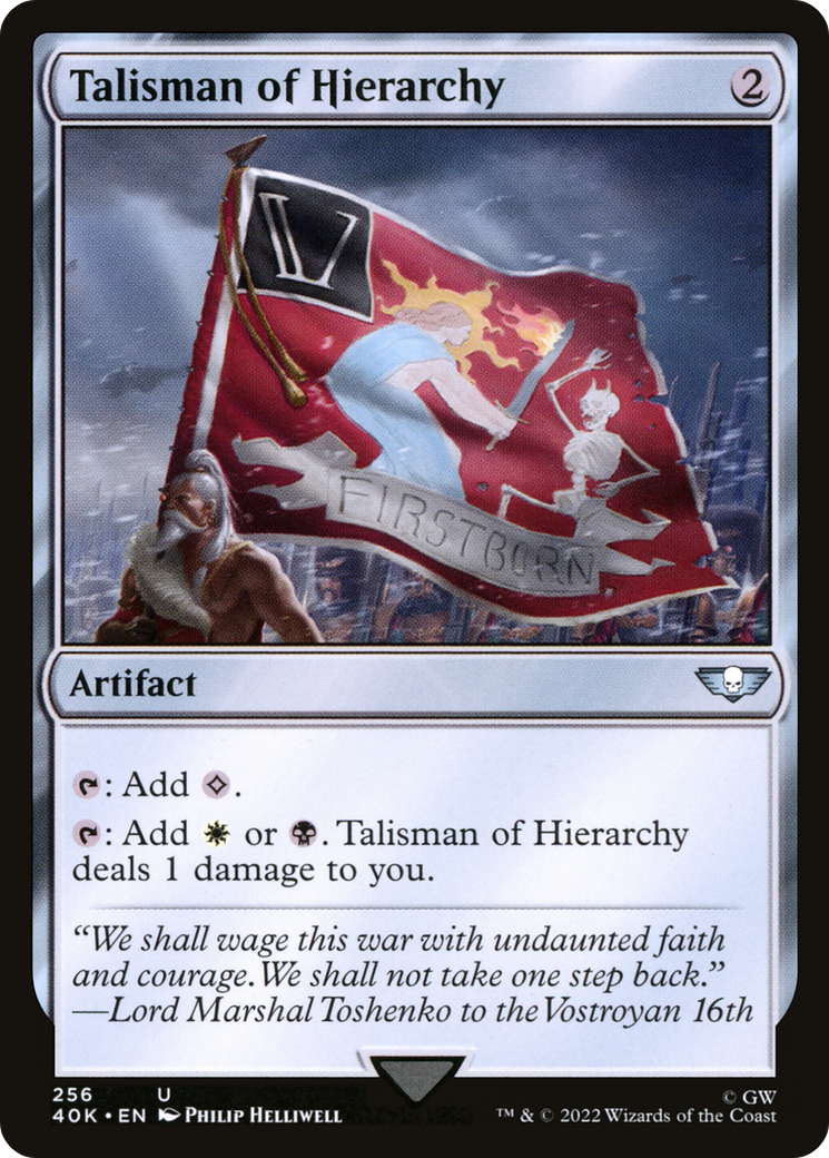 Talisman of Hierarchy [40K - 256]