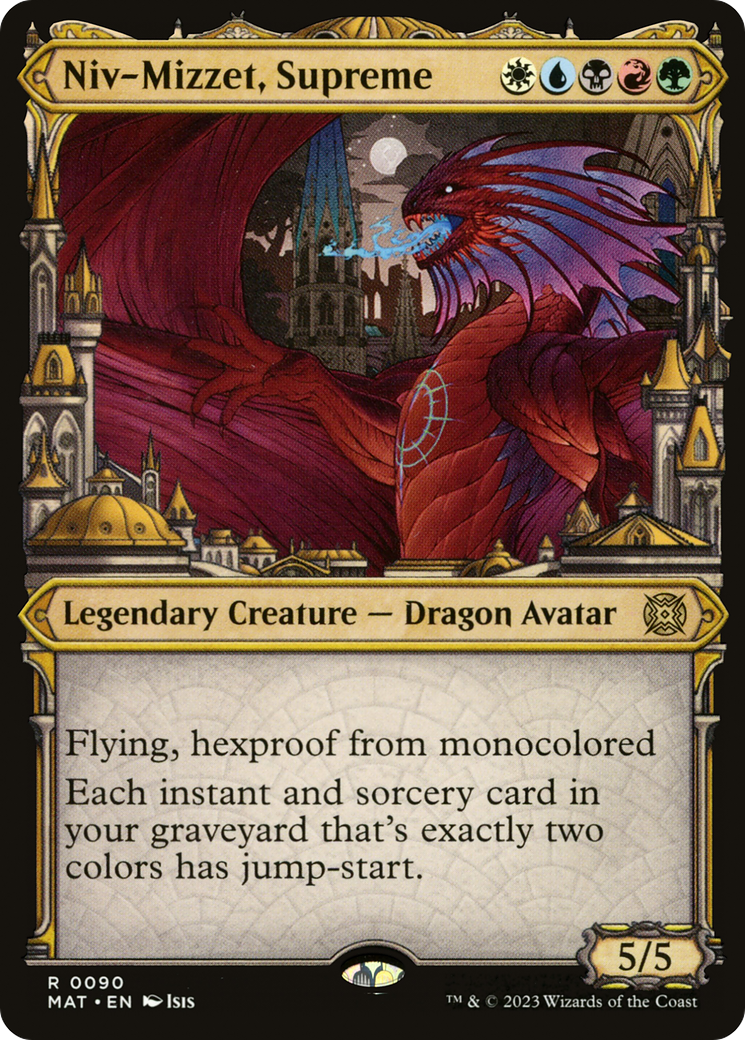 Niv-Mizzet, Supreme (Showcase) [MAT - 90]