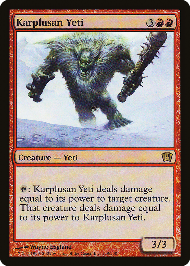 Karplusan Yeti [9ED - 198]