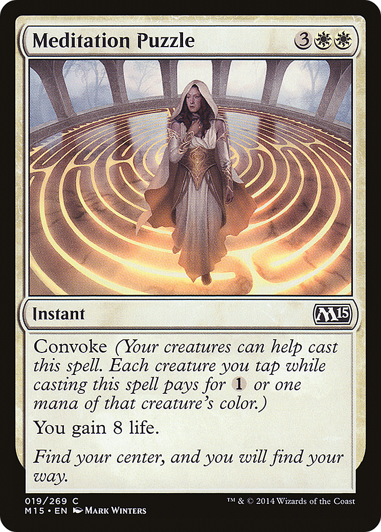 Meditation Puzzle [M15 - 19]