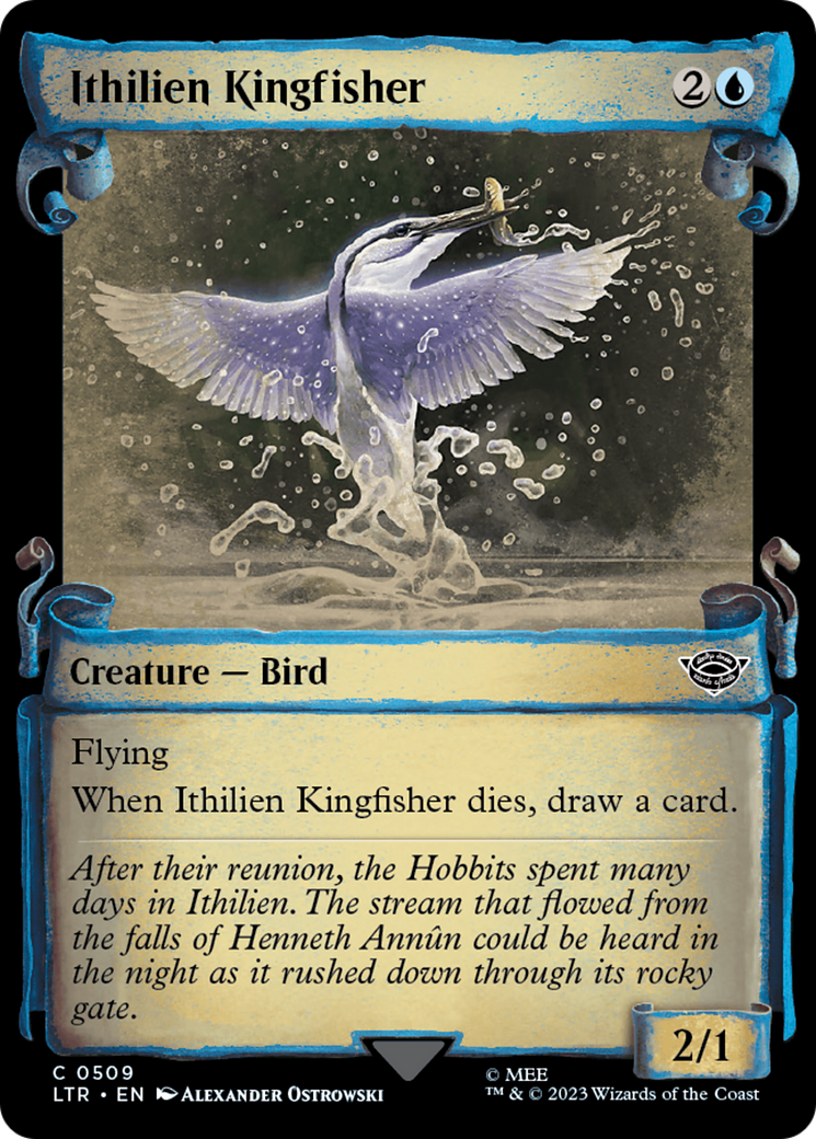 Ithilien Kingfisher (Showcase Scrolls) [LTR - 509]