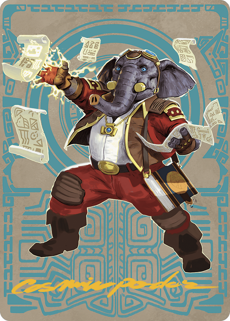 Quintorius Kand // Quintorius Kand (ALCI-065) - The Lost Caverns of Ixalan Art Series (Borderless) Foil