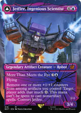 Jetfire, Ingenious Scientist (Shattered Glass) (BOT-018) - Transformers: (convertdfc, shatteredglass) (Borderless) Foil