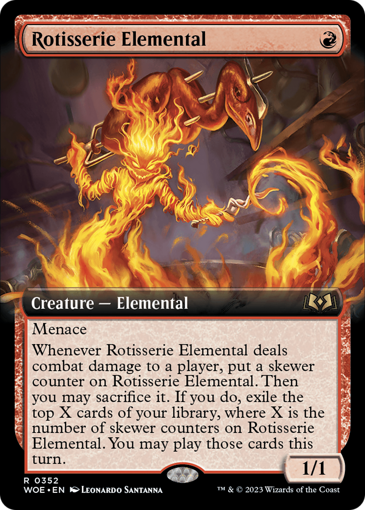 Rotisserie Elemental (Extended Art) [WOE - 352]