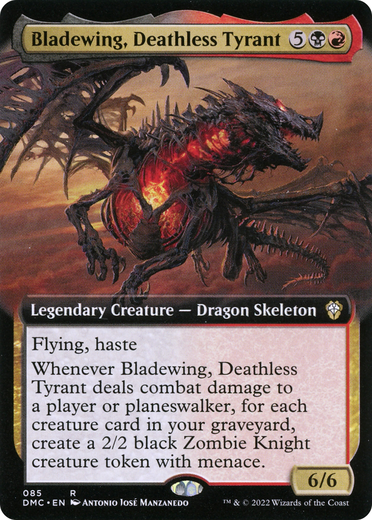 Bladewing, Deathless Tyrant (Extended Art) [DMC - 85]