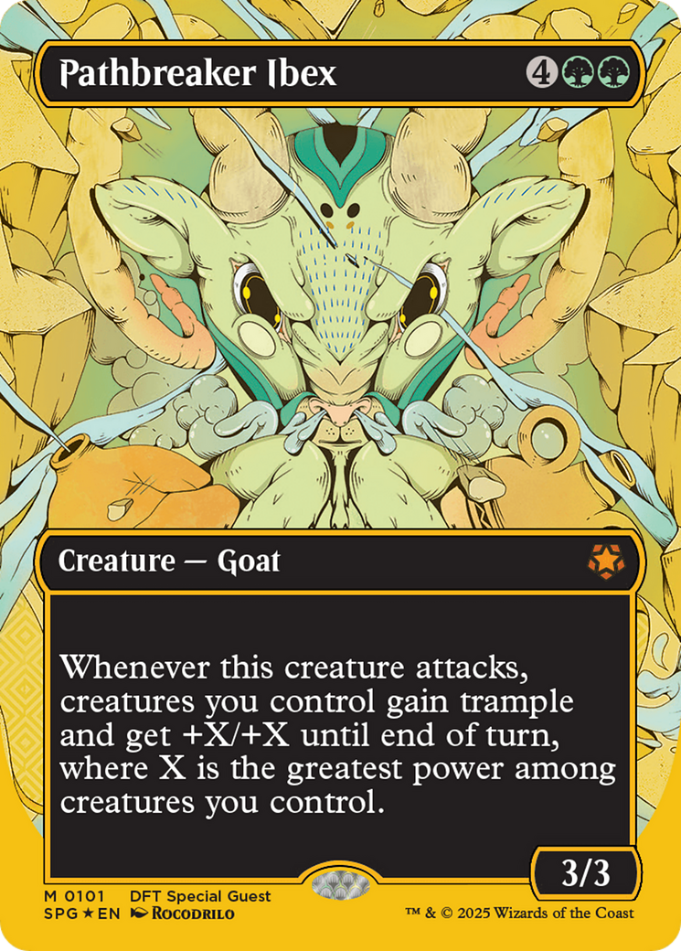 Pathbreaker Ibex (Borderless) (First-Place Foil) [SPG - 101]
