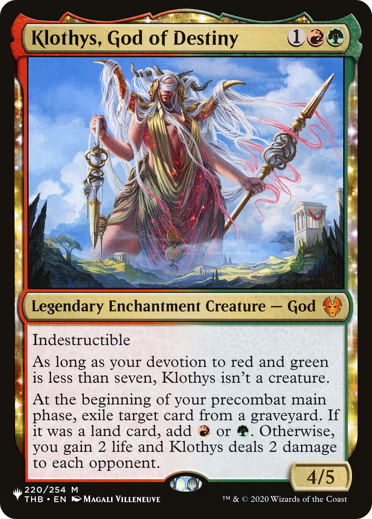 Klothys, God of Destiny [LIST - 220/254]