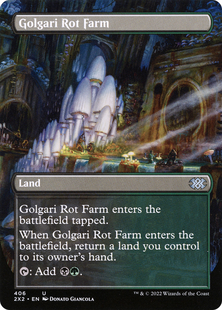 Golgari Rot Farm (Borderless) [2X2 - 406]