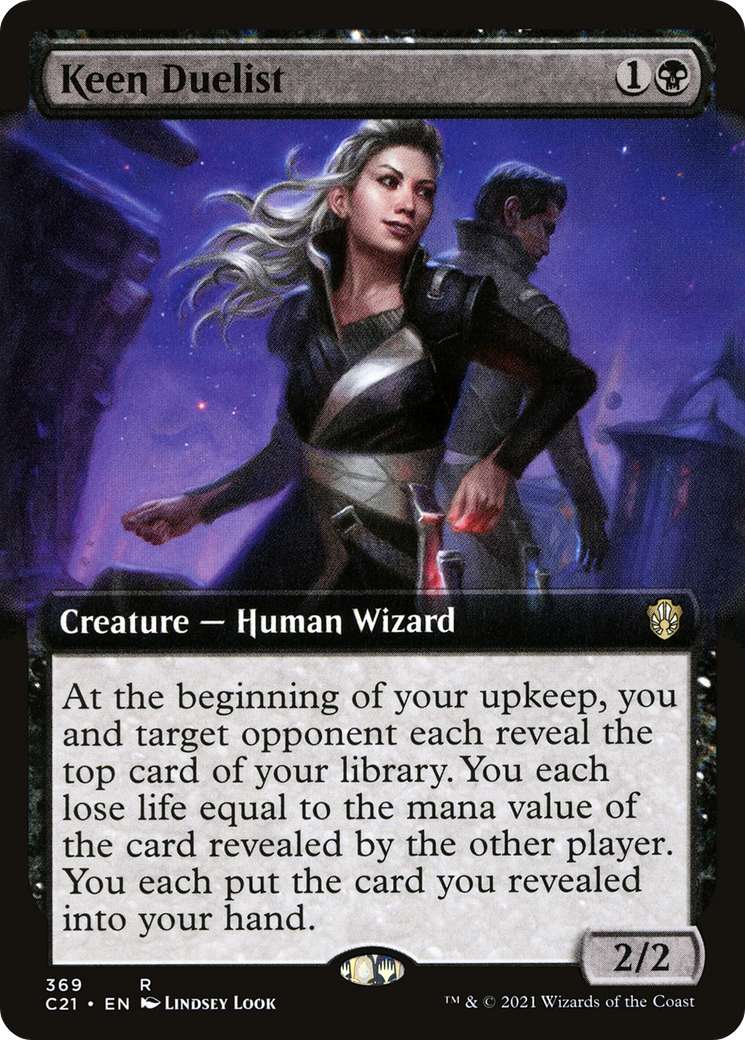 Keen Duelist (Extended Art) [C21 - 369]