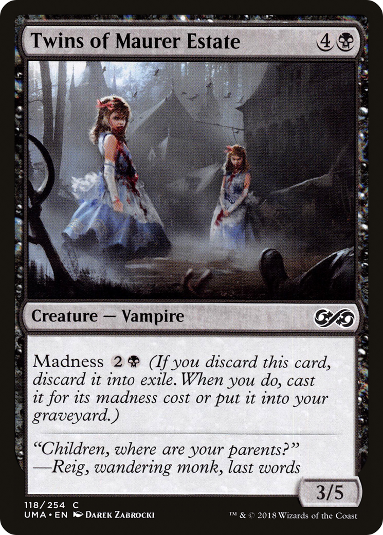 Twins of Maurer Estate [UMA - 118]