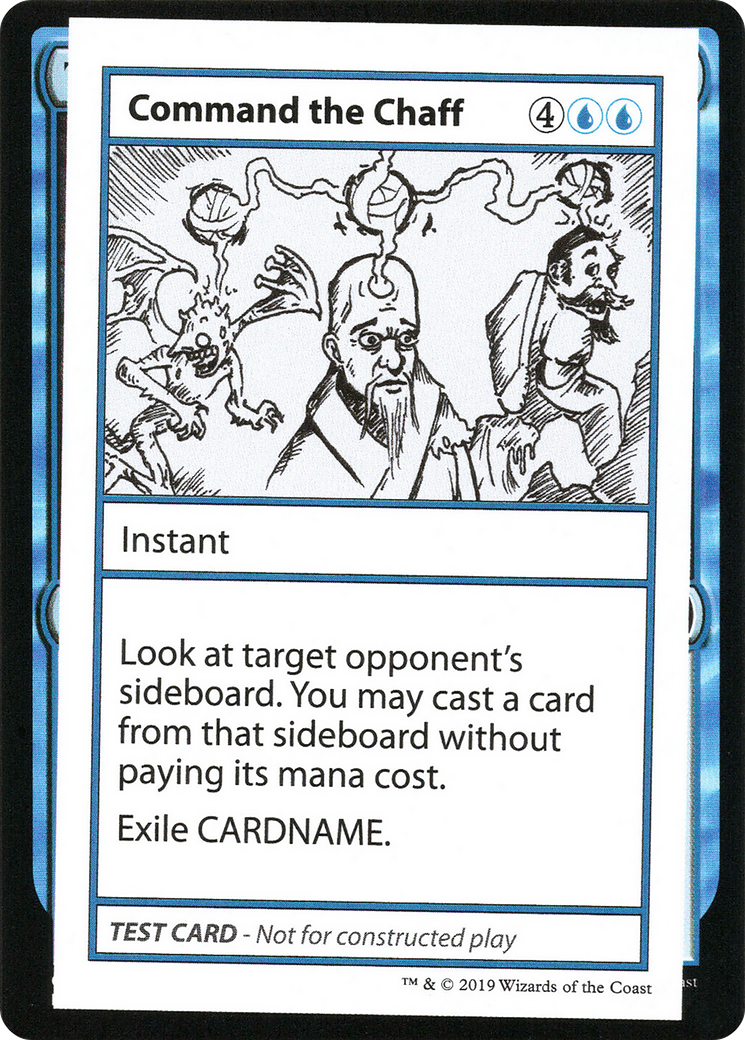 Command the Chaff (No PW Symbol) [CMB1 - N/A]