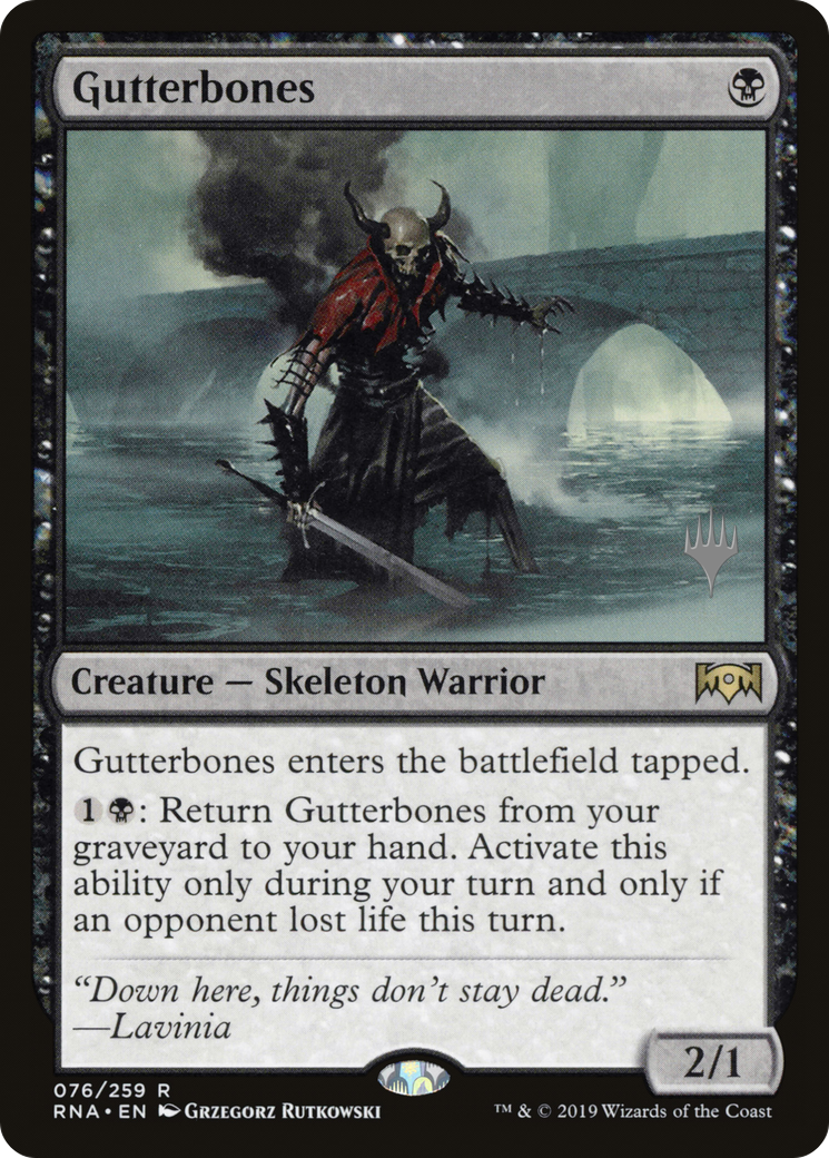Gutterbones (PPM20-076) - Ravnica Allegiance Promos