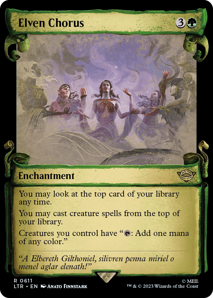 Elven Chorus (Showcase Scrolls) [LTR - 611]
