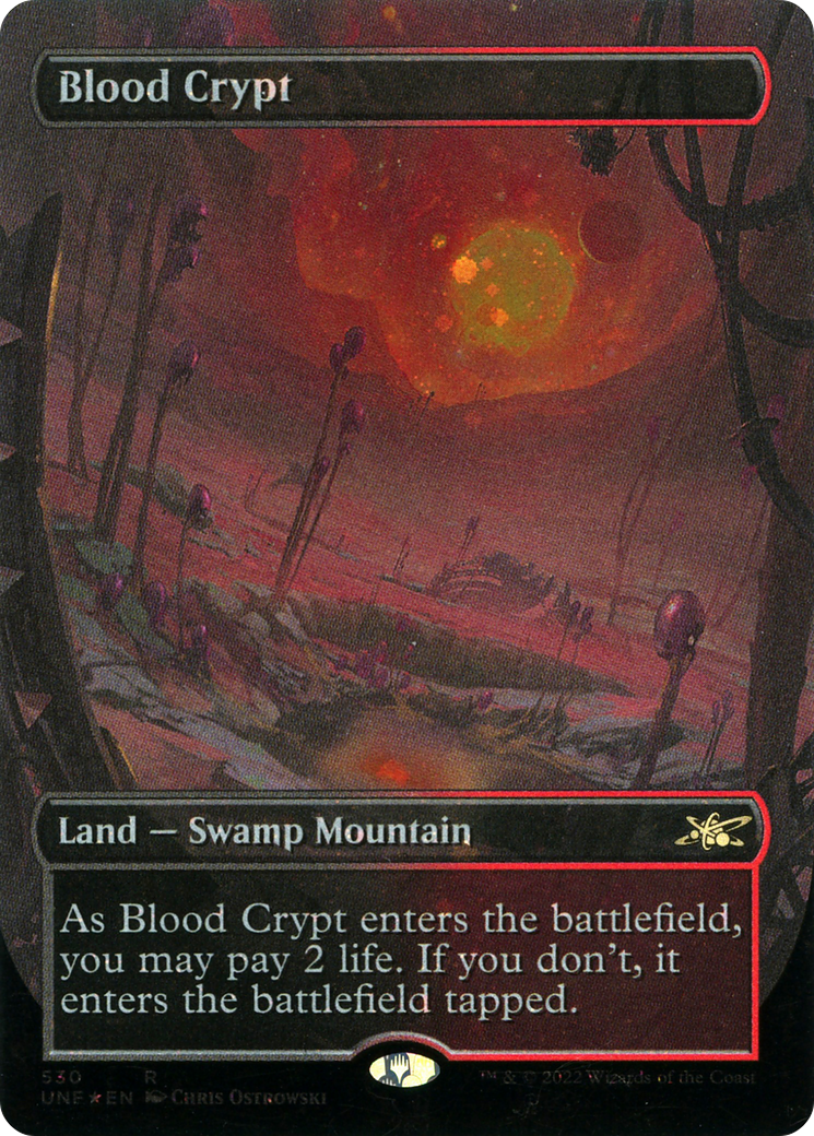 Blood Crypt (Borderless) (Galaxy Foil) [UNF - 530]