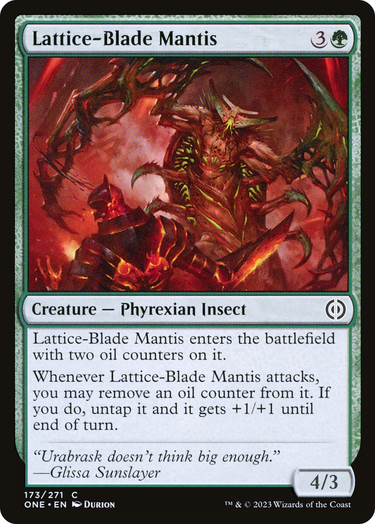 Lattice-Blade Mantis [ONE - 173]