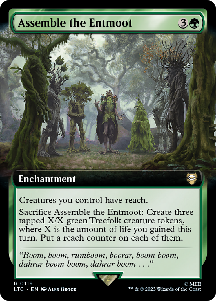 Assemble the Entmoot (Extended Art) [LTC - 119]