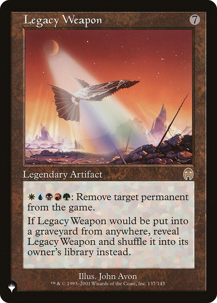 Legacy Weapon [LIST - 137/143]