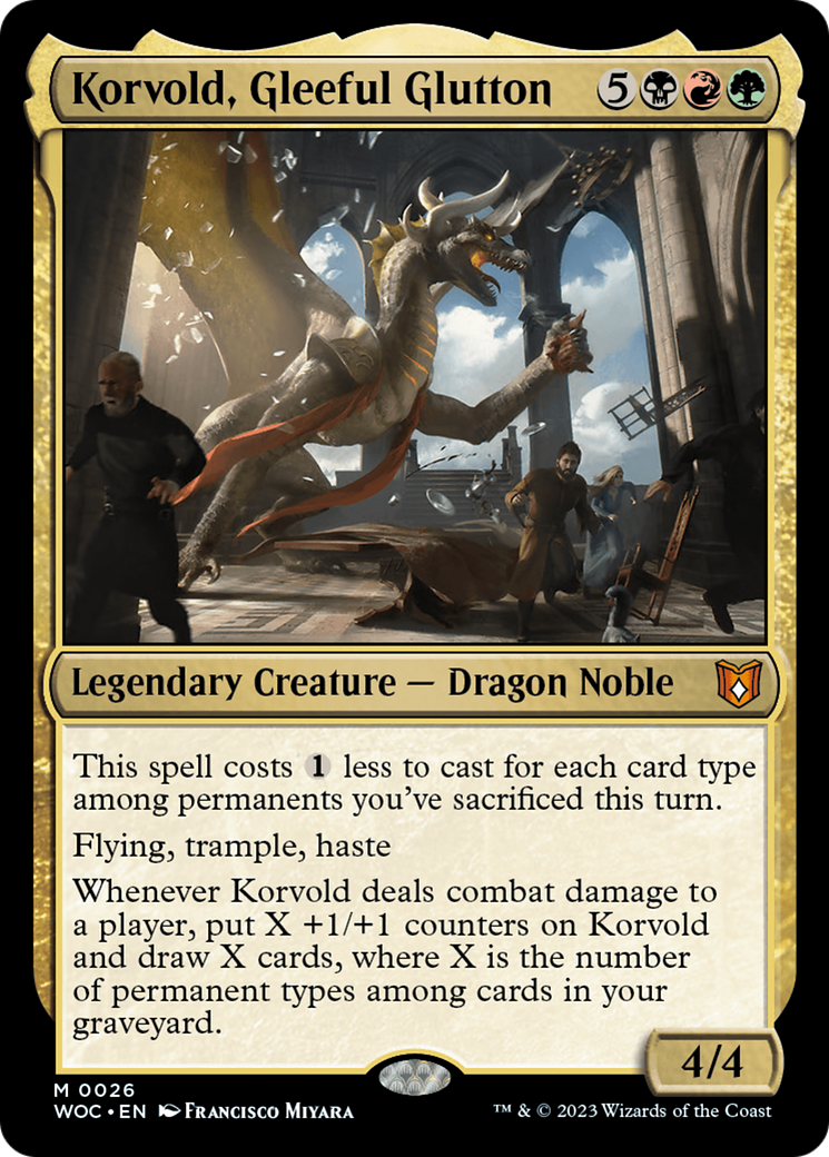 Korvold, Gleeful Glutton [WOC - 26]