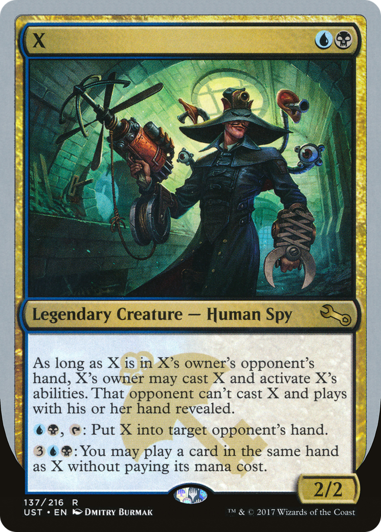 X (UST-137) - Unstable Foil