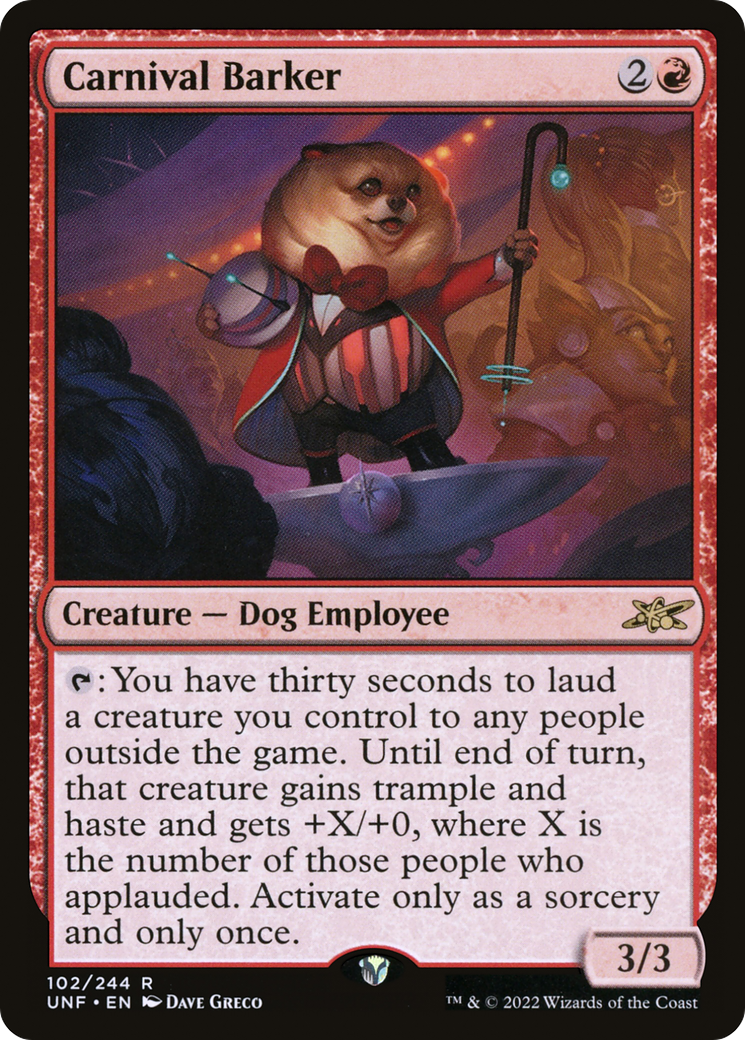 Carnival Barker [UNF - 102]