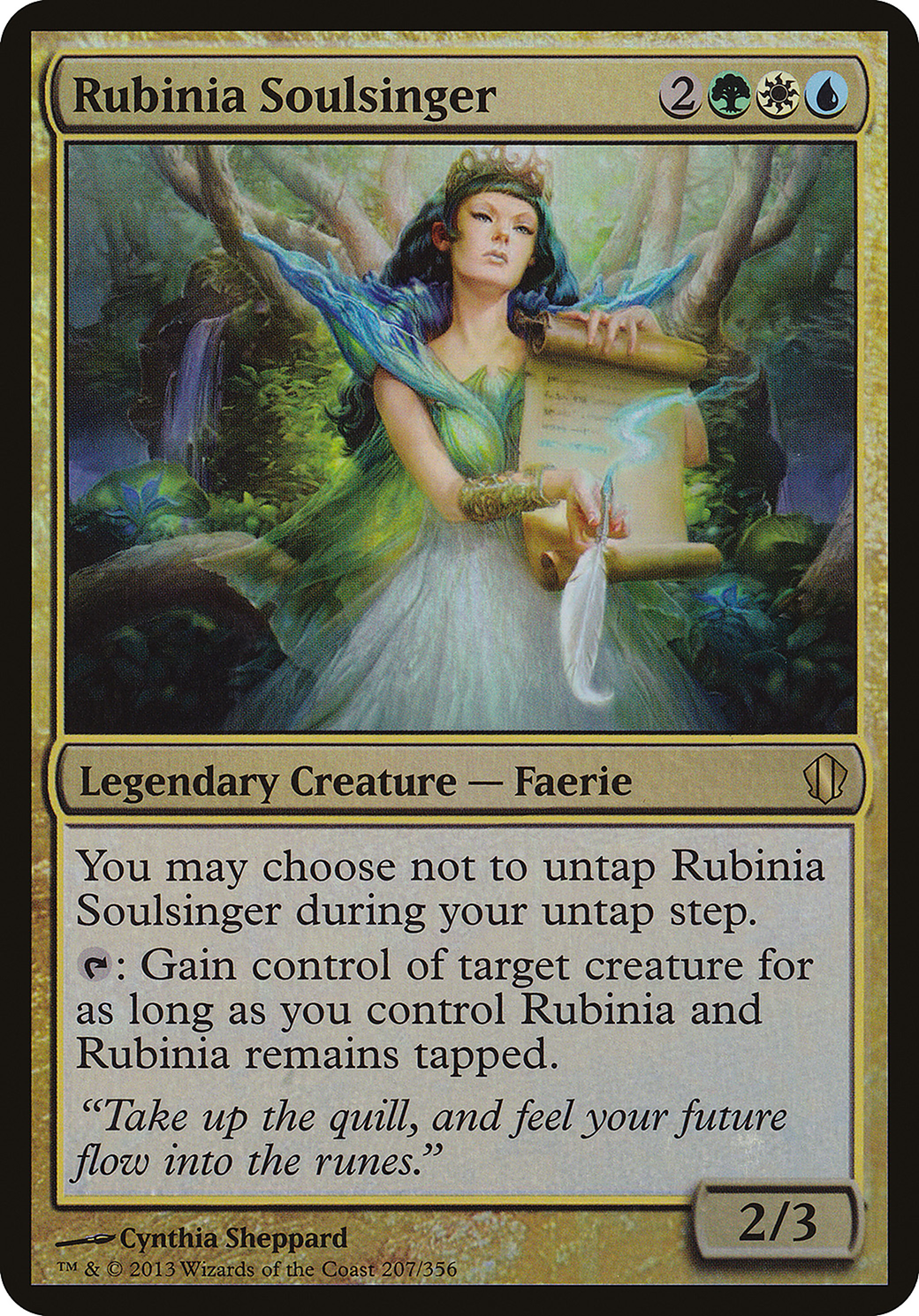 Rubinia Soulsinger (Commander 2013) [OVER - 207]