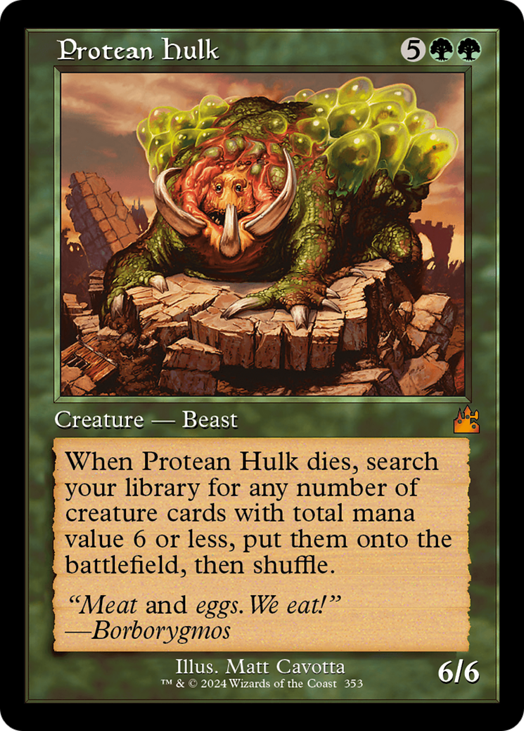 Protean Hulk (Retro Frame) [RVR - 353]