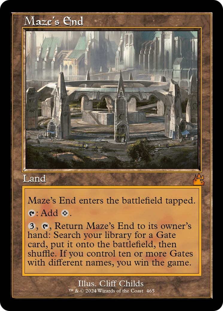 Maze's End (Retro Frame) [RVR - 465]
