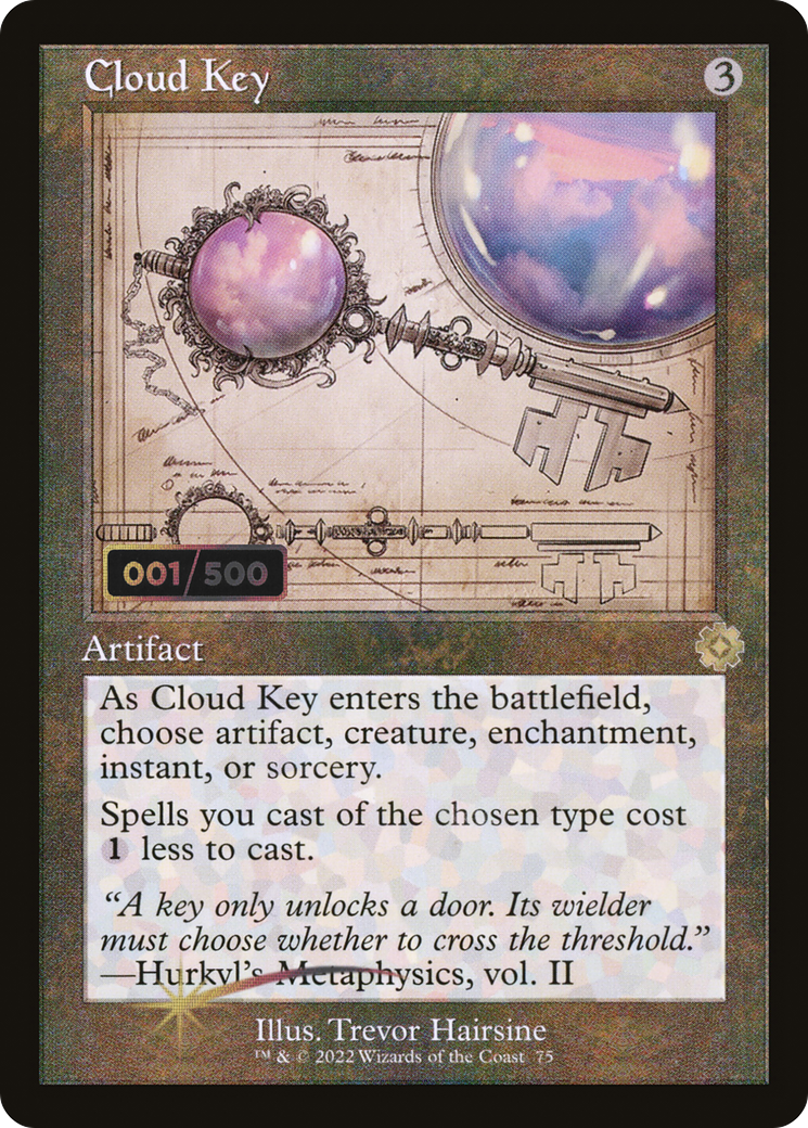 Cloud Key (Schematic) (Serial Numbered) [BRR - 75]