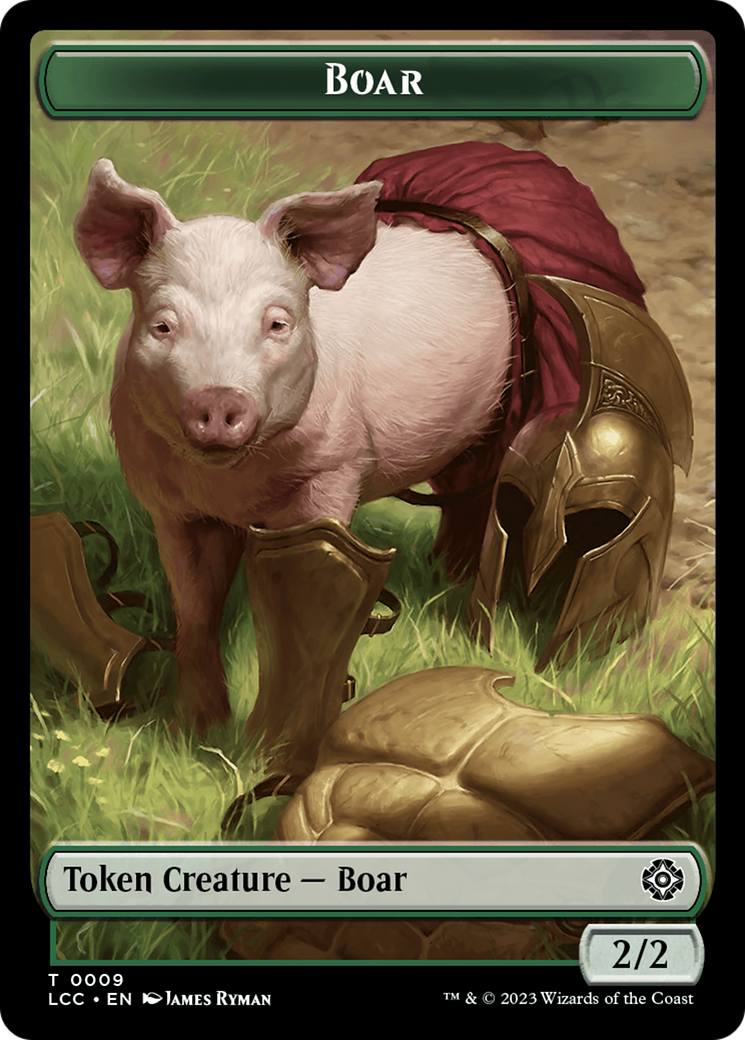 Boar (TLCC-009) - The Lost Caverns of Ixalan Commander Tokens