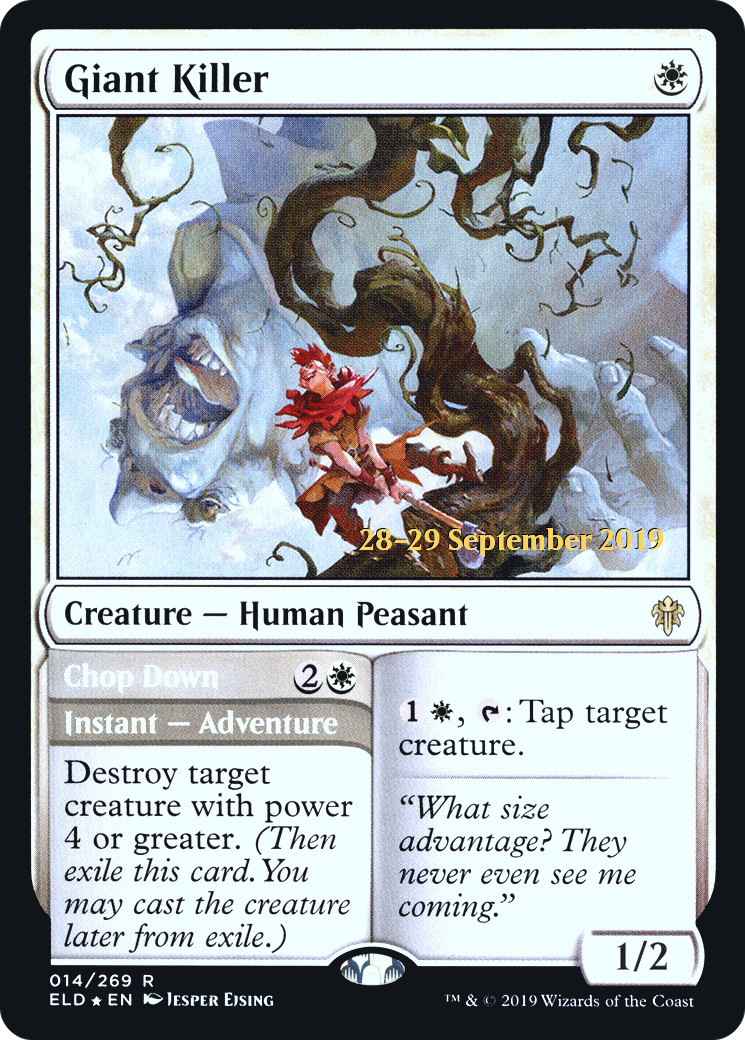 Giant Killer (PRE-014) - Throne of Eldraine Promos Foil