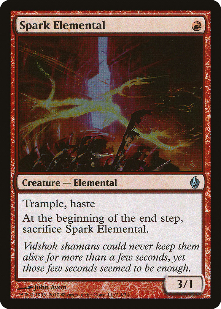 Spark Elemental (PD2-004) - Premium Deck Series: Fire and Lightning Foil