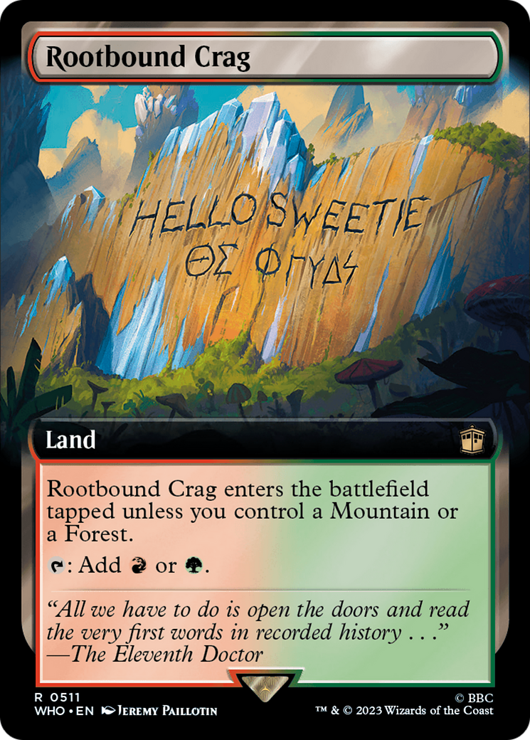 Rootbound Crag (Extended Art) [WHO - 511]
