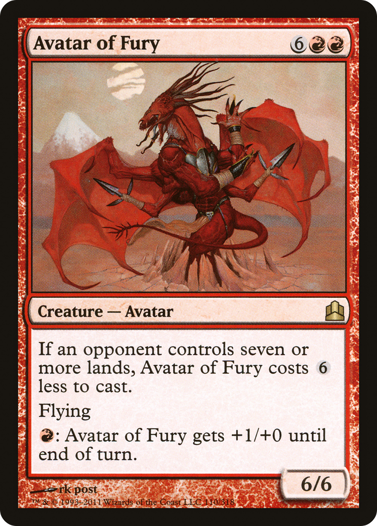 Avatar of Fury [CMD - 110]