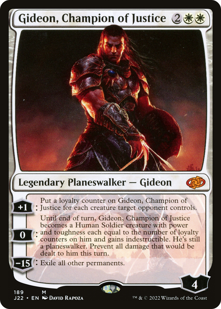 Gideon, Champion of Justice [J22 - 189]