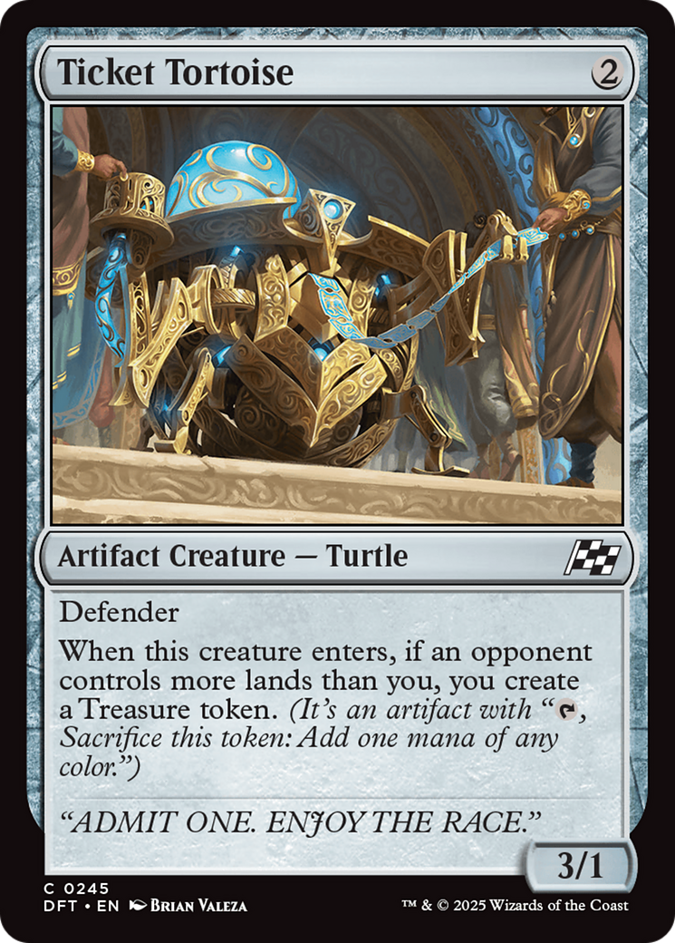 Ticket Tortoise (DFT-245) - Aetherdrift