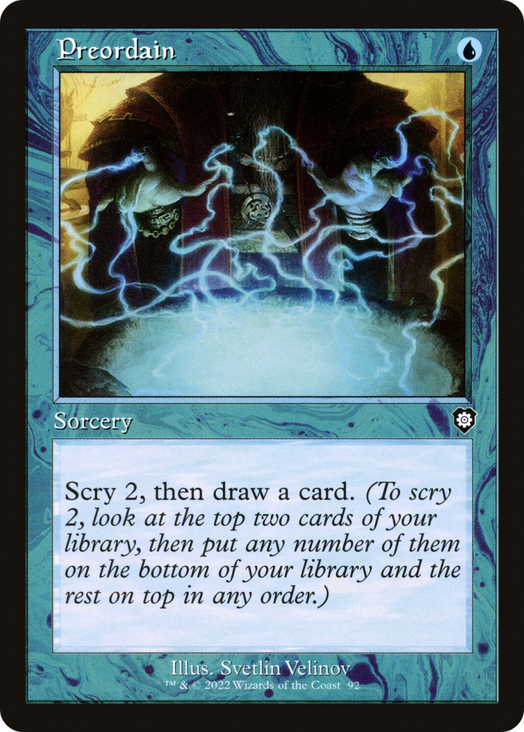 Preordain (Retro Frame) [BRC - 92]