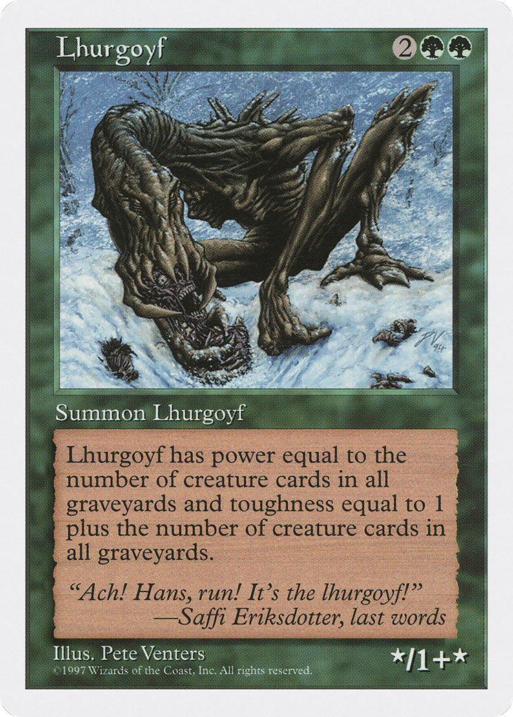 Lhurgoyf [5ED - N/A]