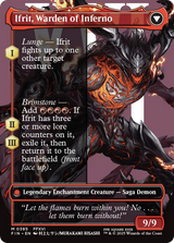 Clive, Ifrit's Dominant (0385) (Borderless) (FIN-385) - FINAL FANTASY: (enchantment) Foil