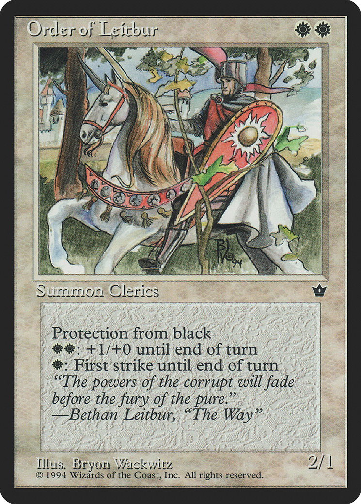 Order of Leitbur (Wackwitz) (Facing Left) [FEM - N/A]