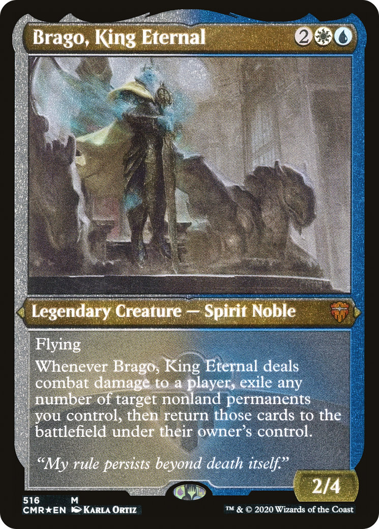 Brago, King Eternal (Foil Etched) [CMR - 516]