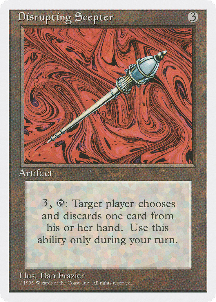 Disrupting Scepter [4ED - N/A]