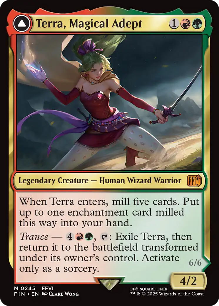 Terra, Magical Adept (FIN-245) - FINAL FANTASY: (enchantment)