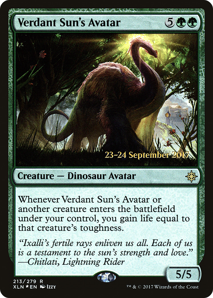 Verdant Sun's Avatar [PRE - 213]