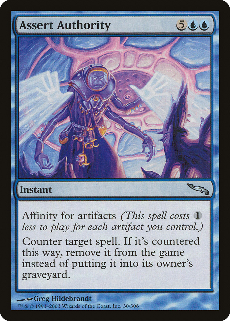 Assert Authority [MRD - 30]