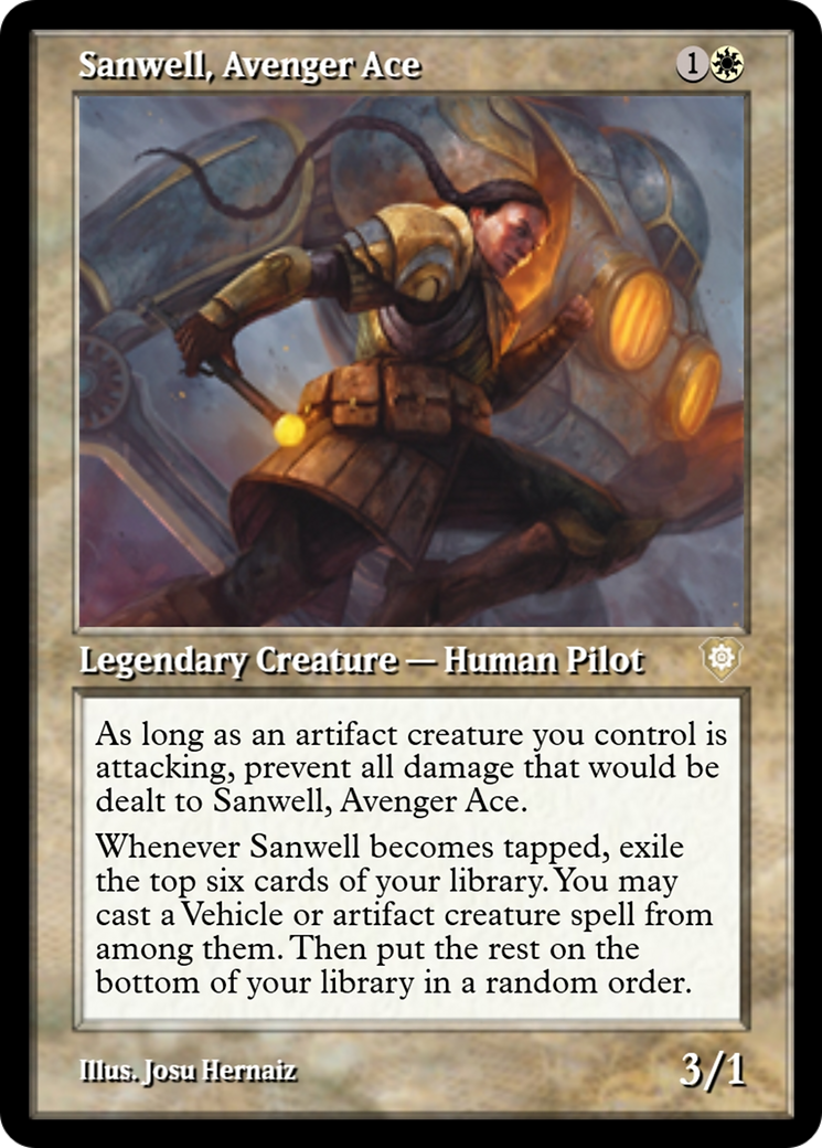 Sanwell, Avenger Ace (PRM-105628) - Magic Online Promos Foil