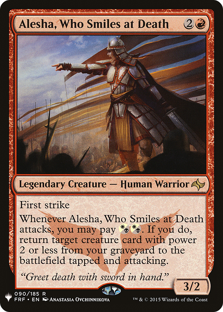 Alesha, Who Smiles at Death [LIST - 090/185]